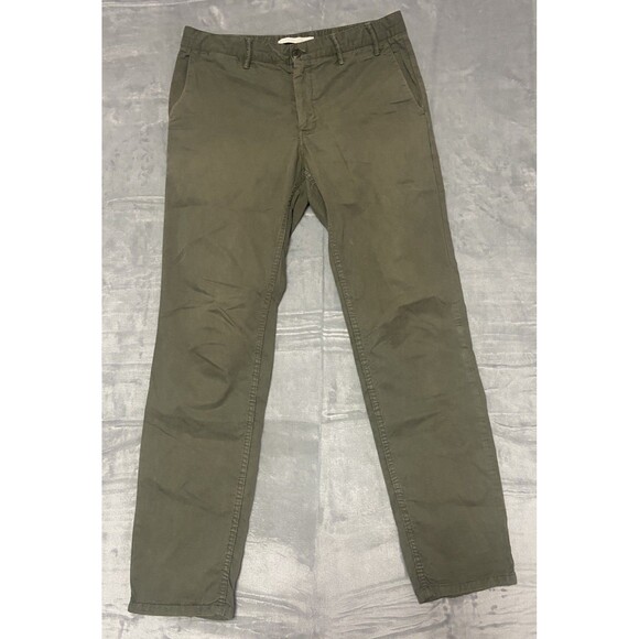 Norse Projects Aros Light Twill Chino Pants Olive Green Mens W31 Regular - Picture 3 of 16